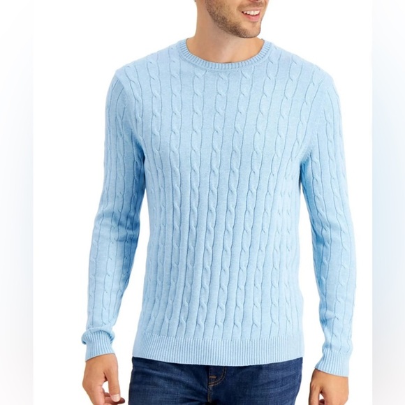 Club Room Light Blue Sweater - Picture 1 of 9